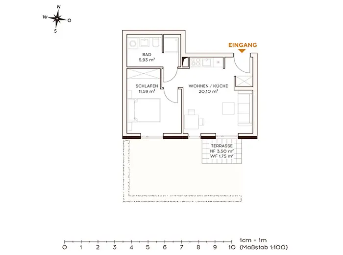 Grundriss Wohnung 02