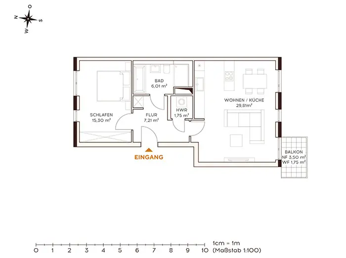 Grundriss Wohnung 04