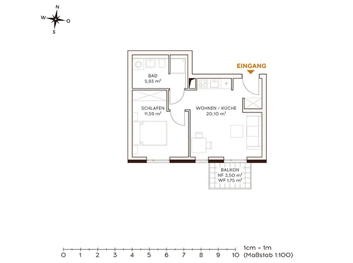 Grundriss Wohnung 08