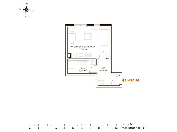 Grundriss Wohnung 09