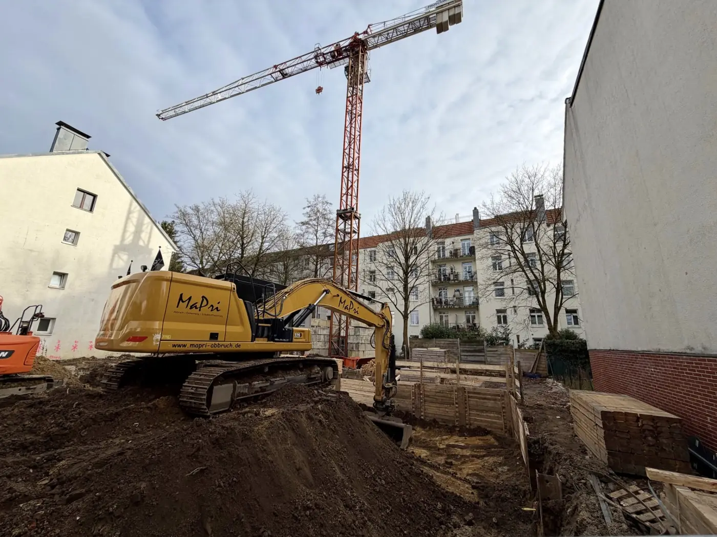 Baustelle Lutteroth Lofts am Steenwisch